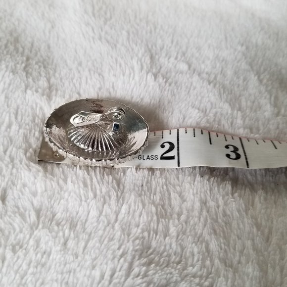 Yves Saint Laurent Rhinestone Clip On Earrings - Picture 12 of 13